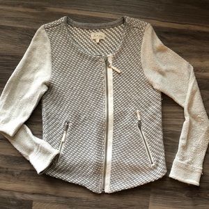 Lou & Grey Knit Moto Jacket